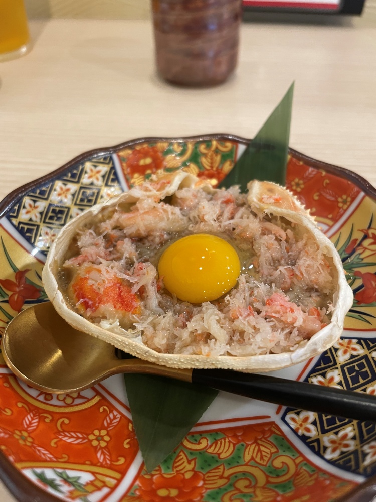 かに甲羅味噌焼き