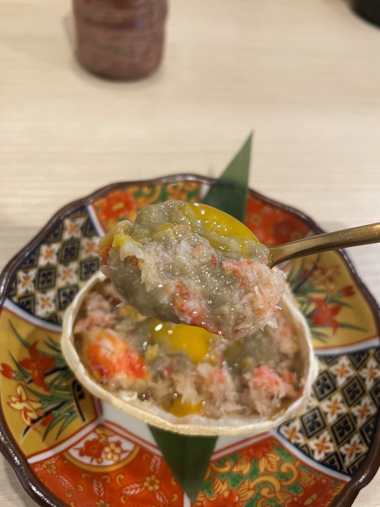 カニ味噌たっぷり