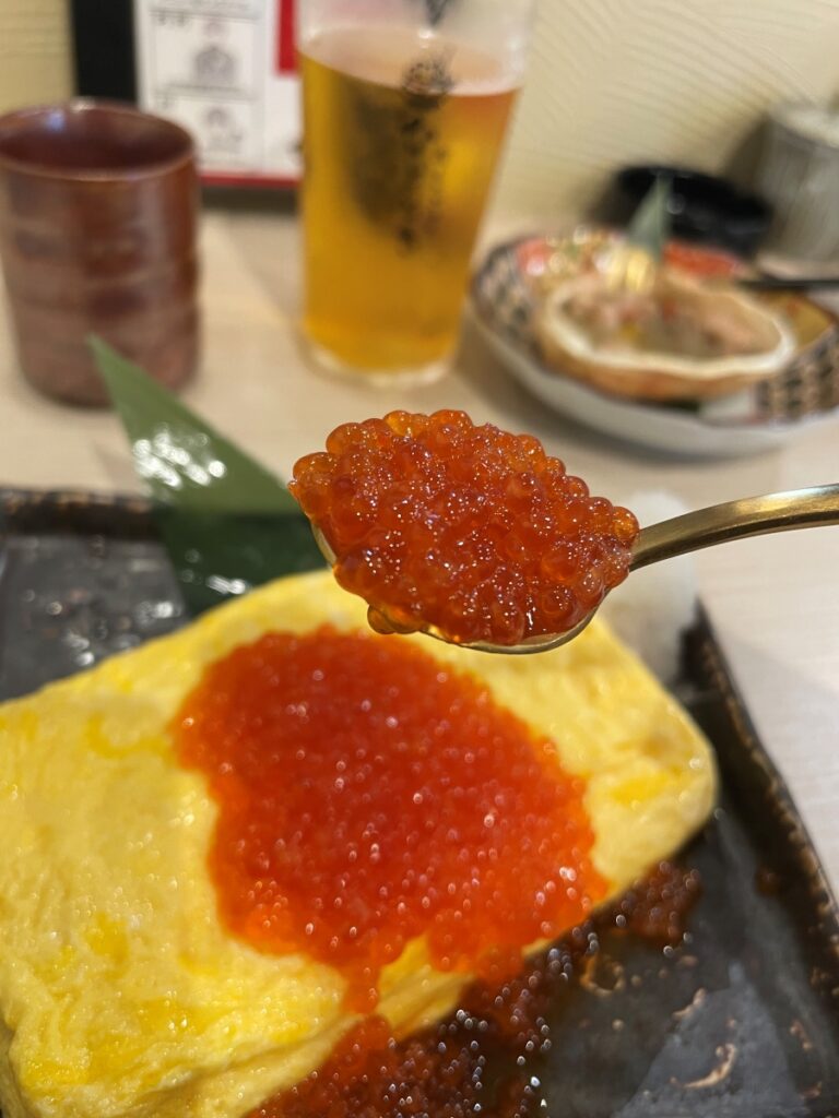 イクラたっぷり