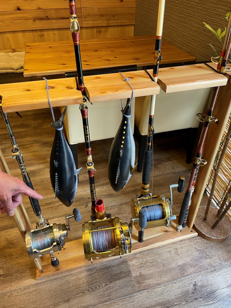 マグロ用の巨大リール