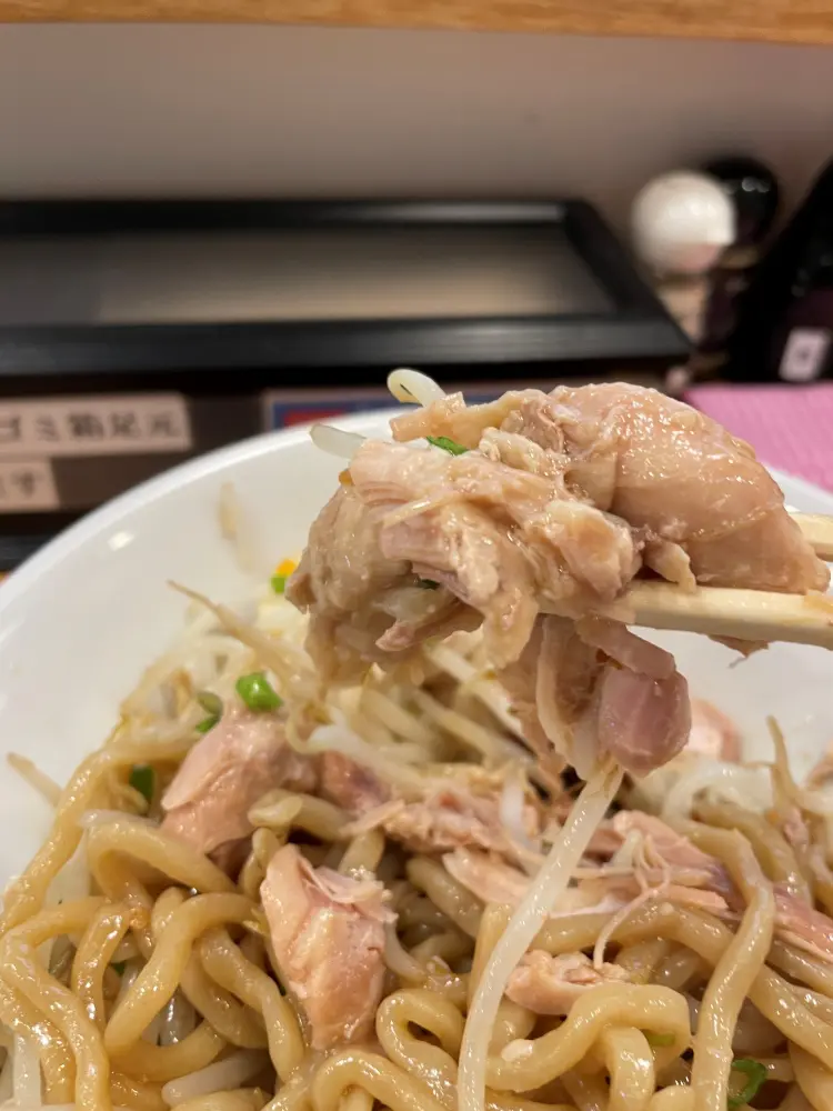 鶏のほぐしチャーシュー