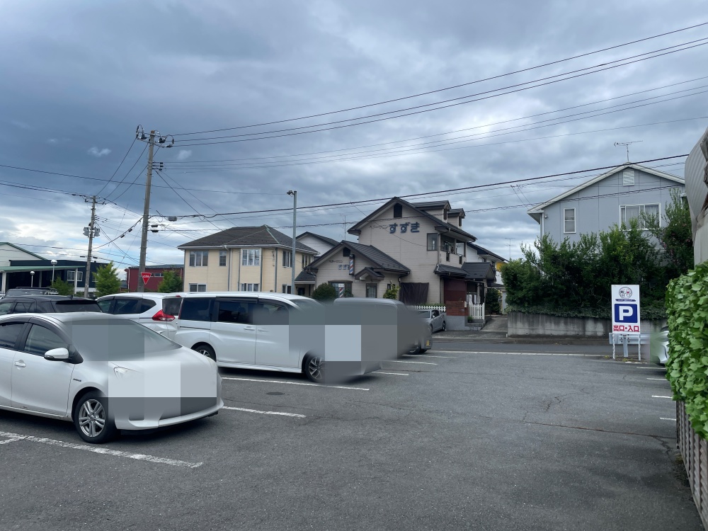 熊谷あったかお箸ダイニングの駐車場