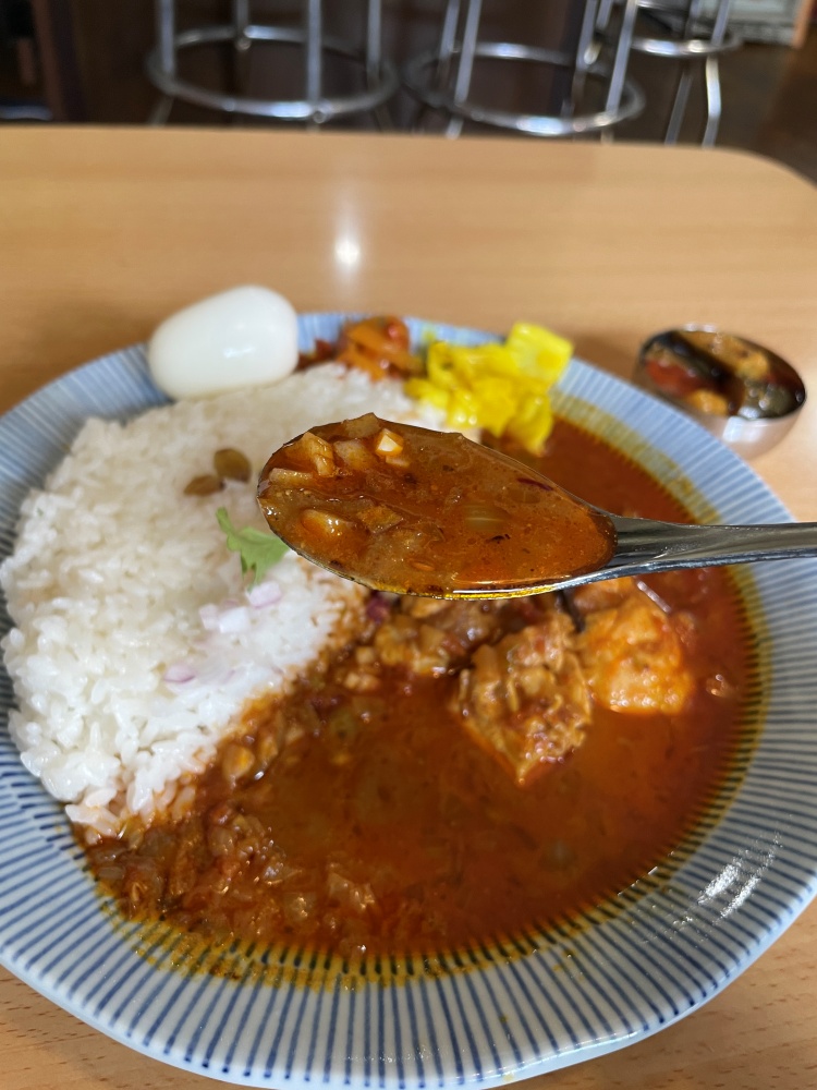 サラサラのチキンカレー