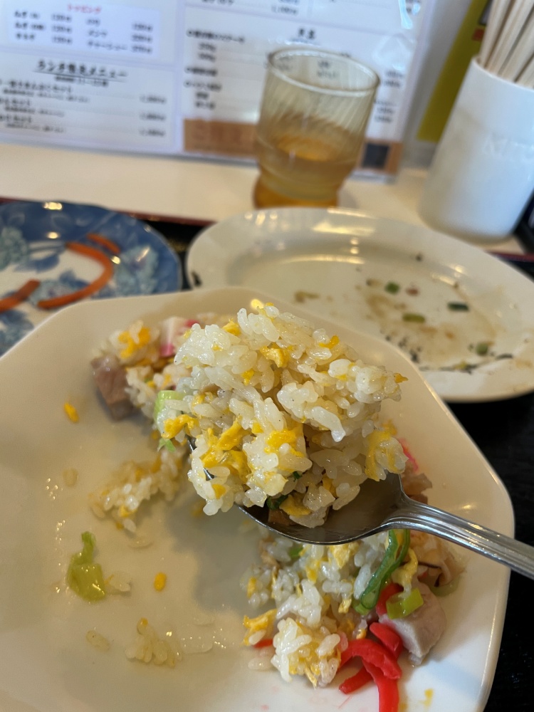 しっとりめの炒飯