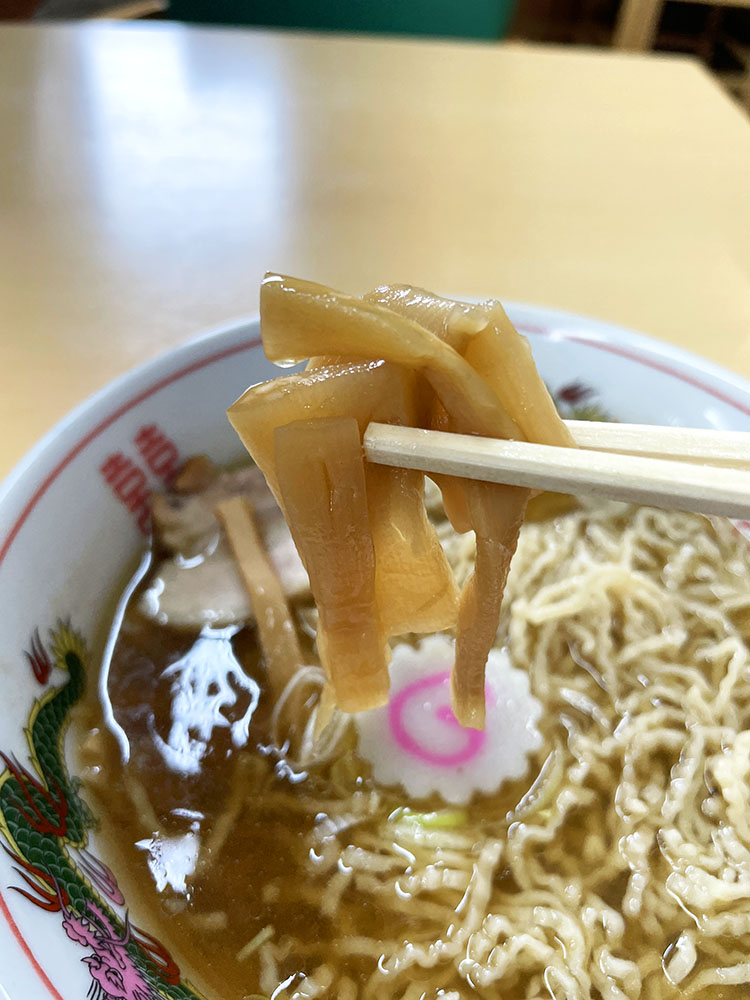 コリコリのメンマ