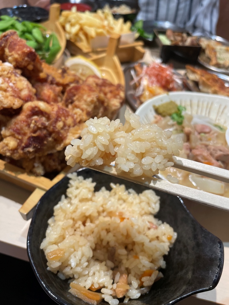 味の染みたご飯