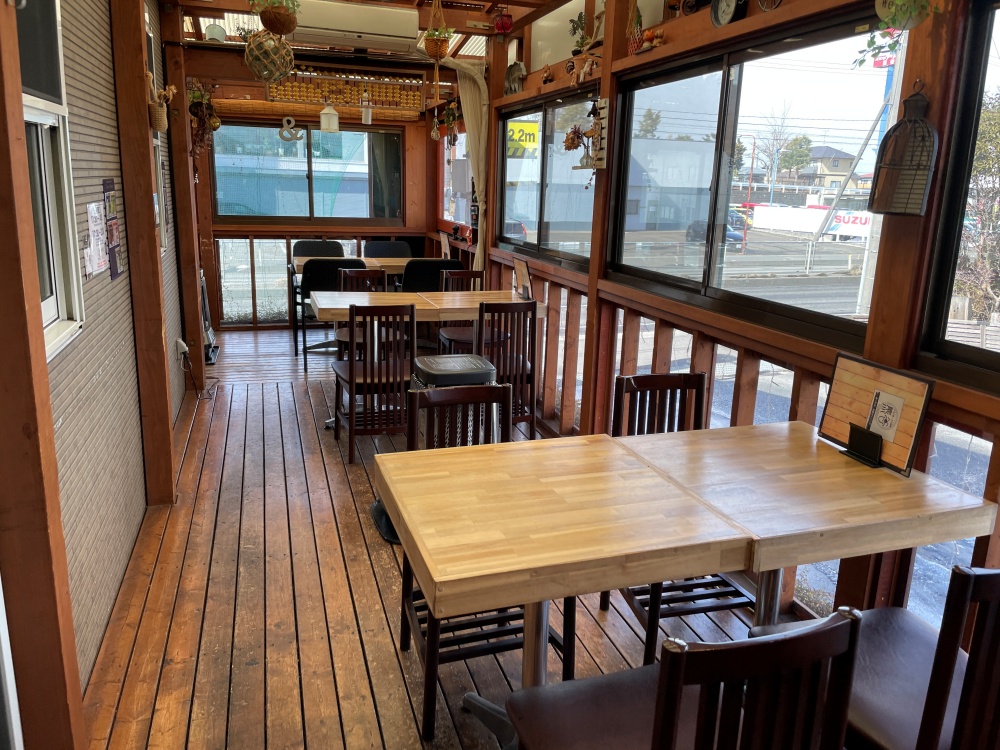 テラス席の様子