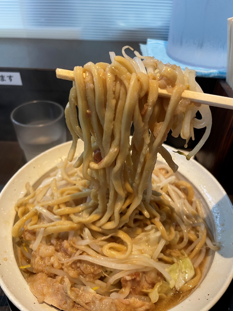 味変した豚ラーメン