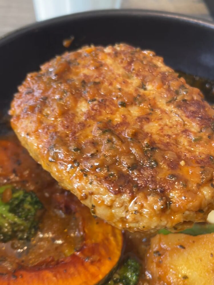 どデカいハンバーグ