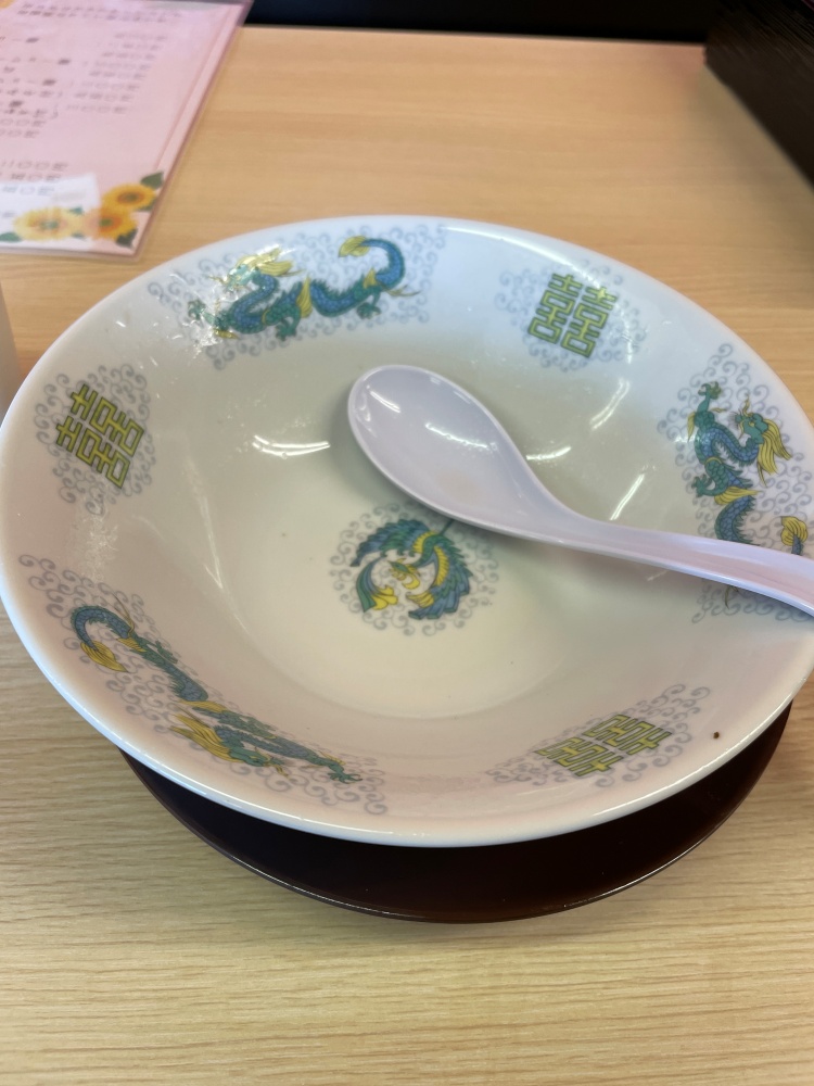 完食後の器