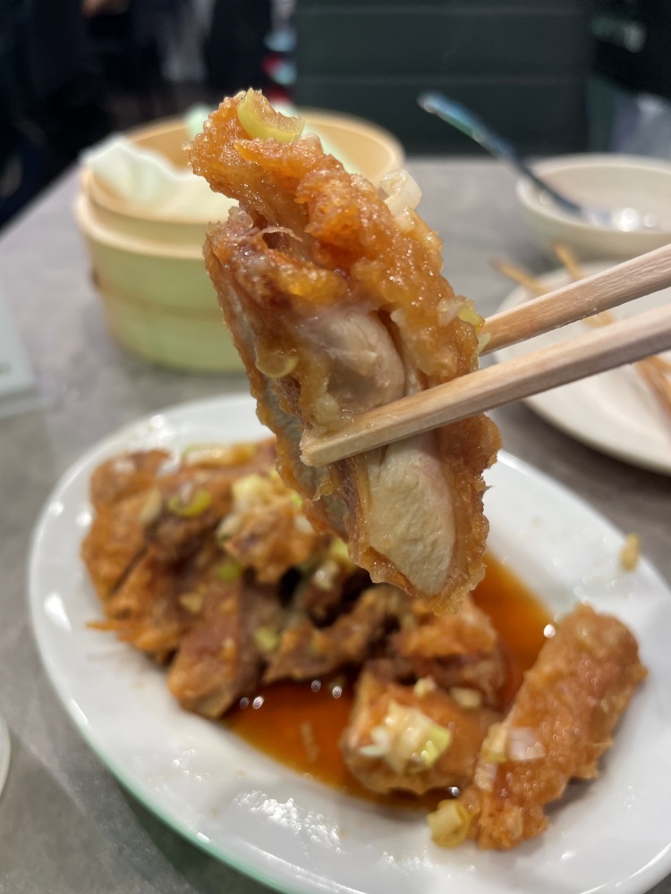 カリカリの油淋鶏