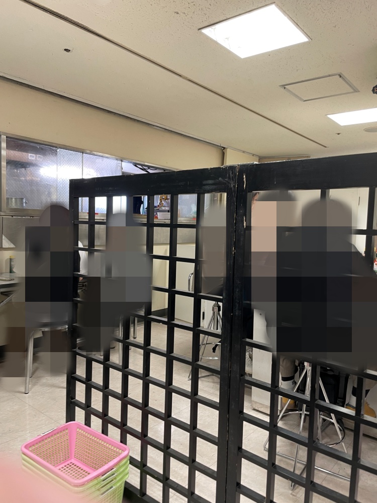 藤崎東北物産展のイートインスペース