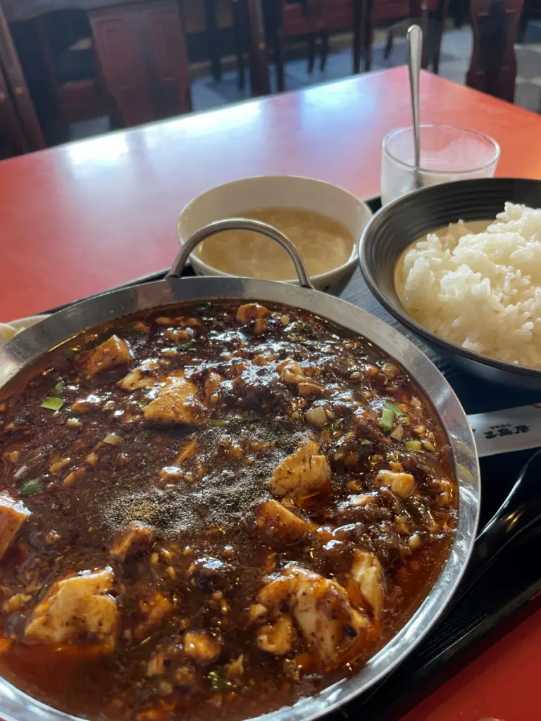 たっぷりの麻婆豆腐