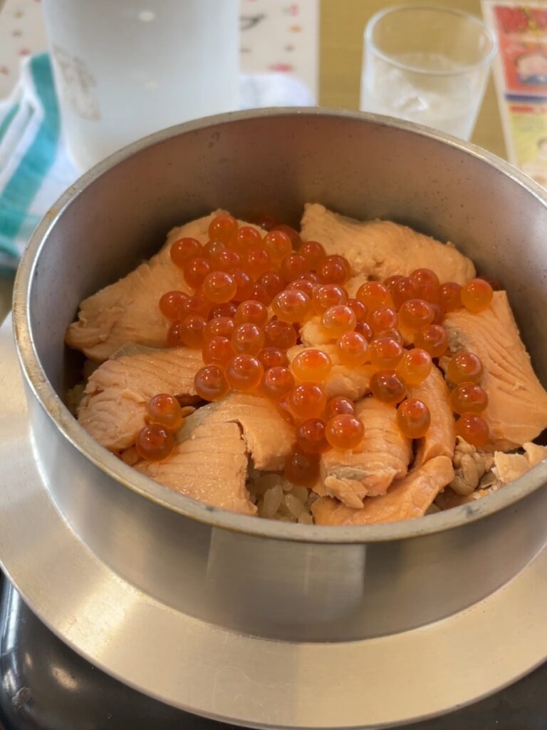 キラキラのはらこ飯