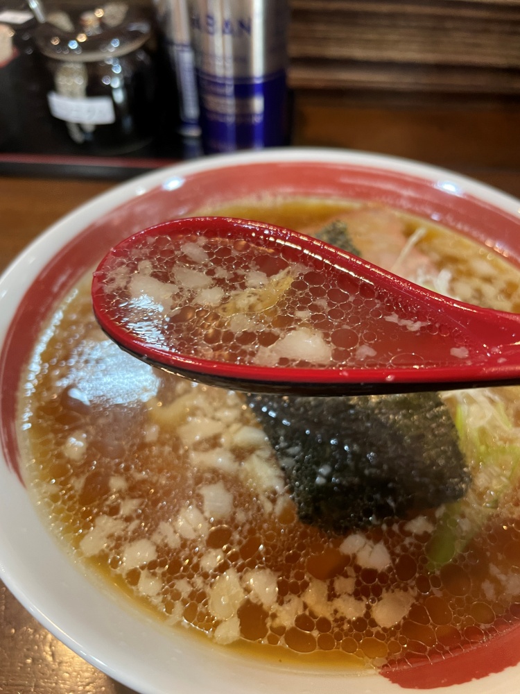 あっさりとコク深いスープ