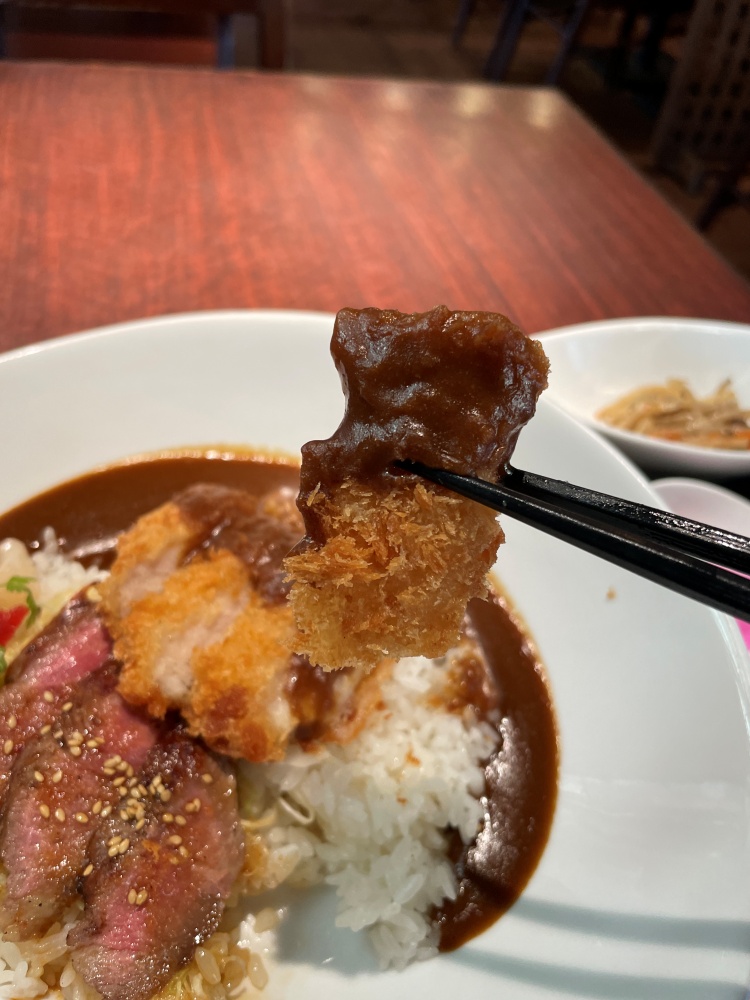 サクサクのカツカレー