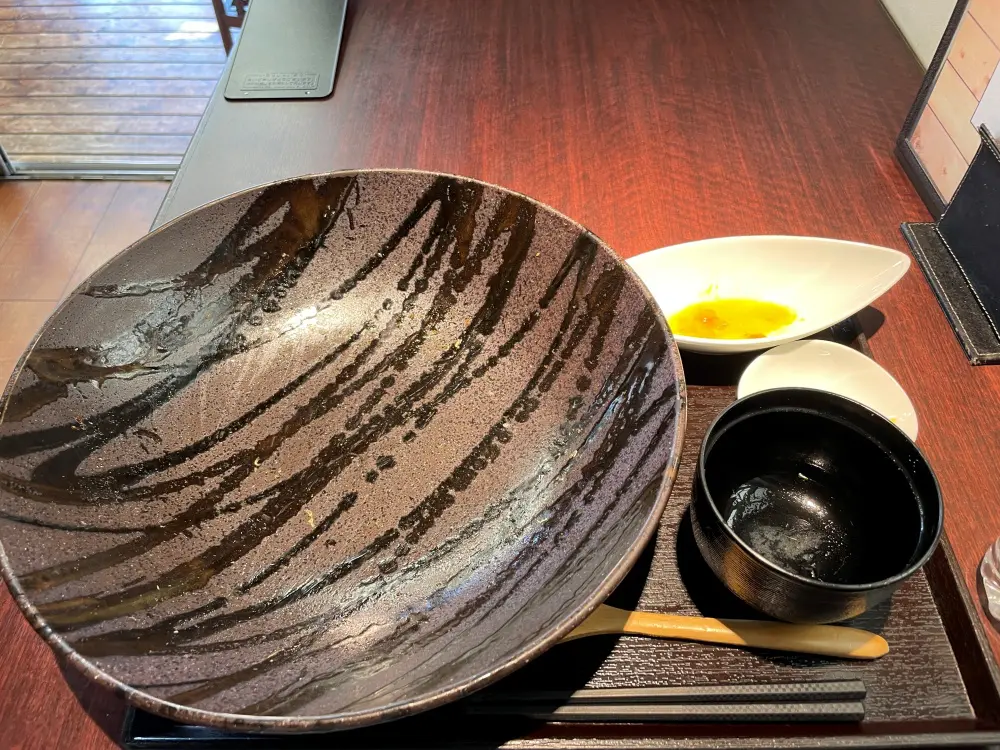 完食後の器