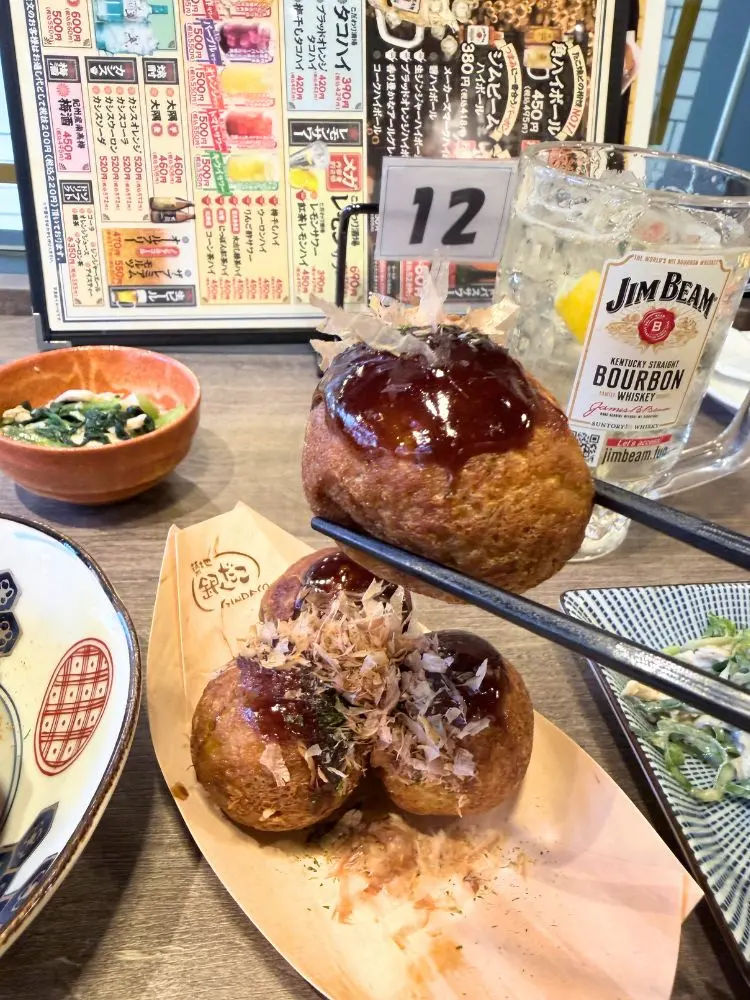 カリカリでとろりなたこ焼き