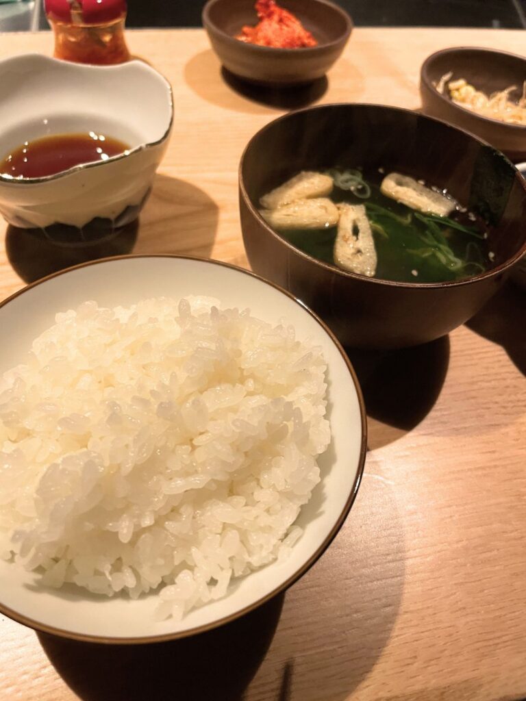 ご飯とスープ