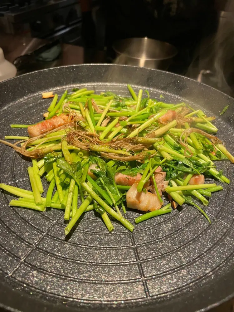 完成したミナリサムギョプサル