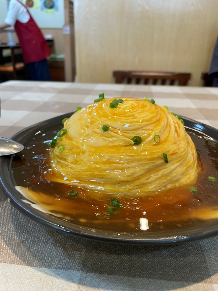 卵が美しい天津炒飯