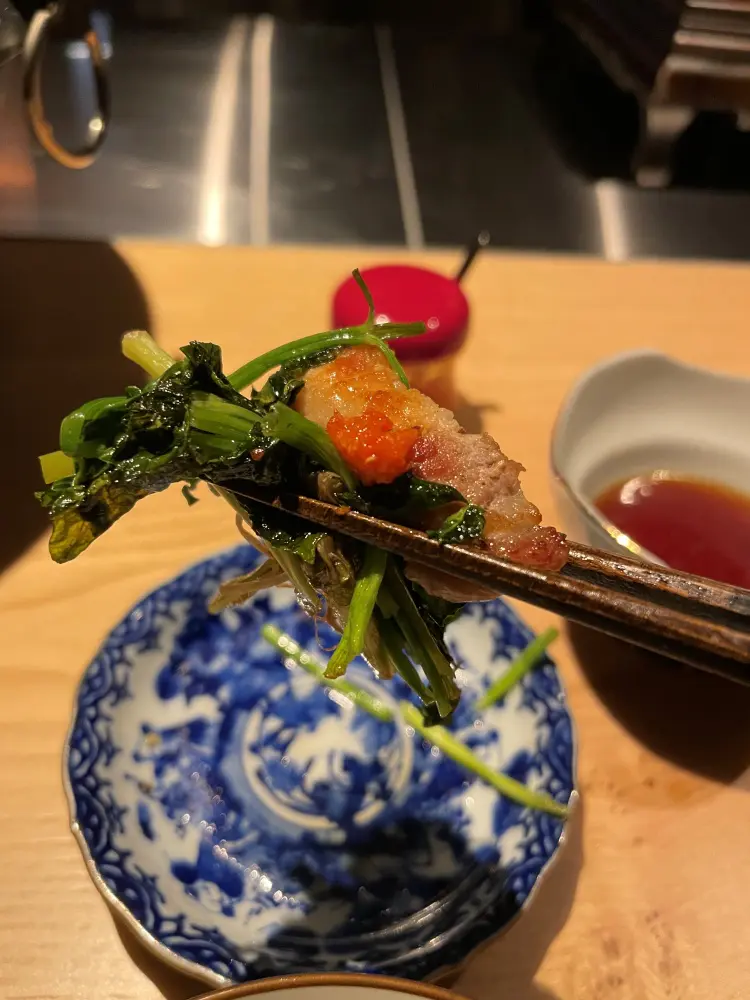 一味で食べるサムギョプサル