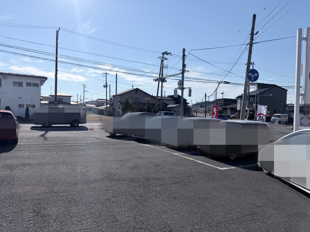 麺屋てんほうの駐車場