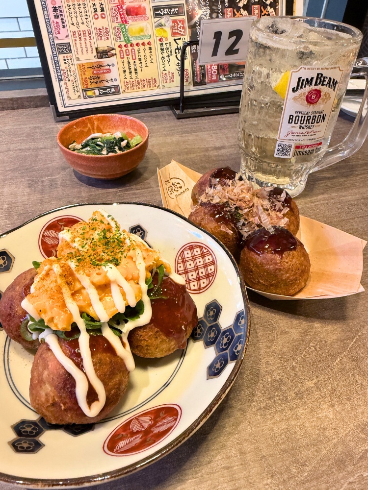たこ焼きとハイボール