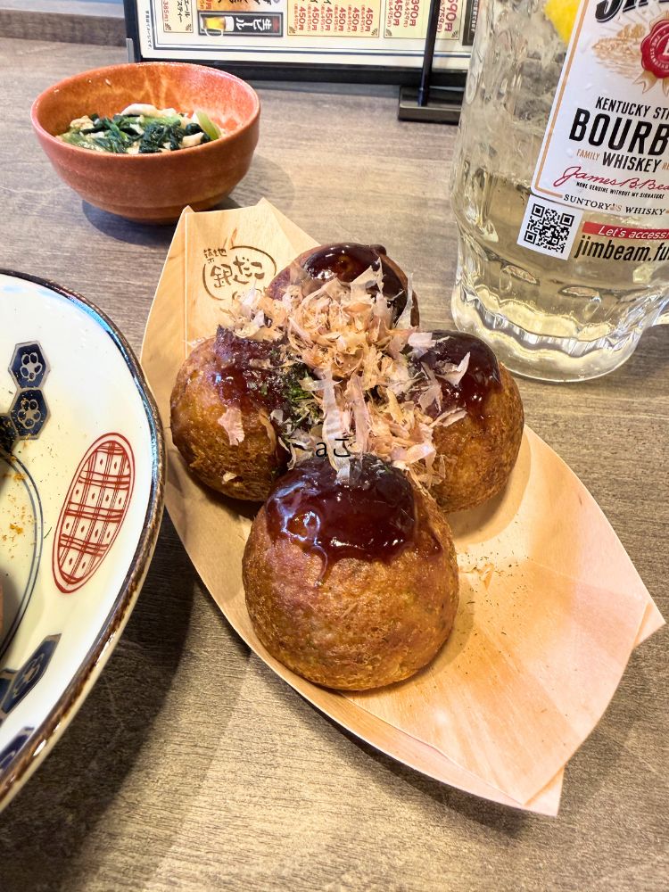 定番のソースたこ焼き