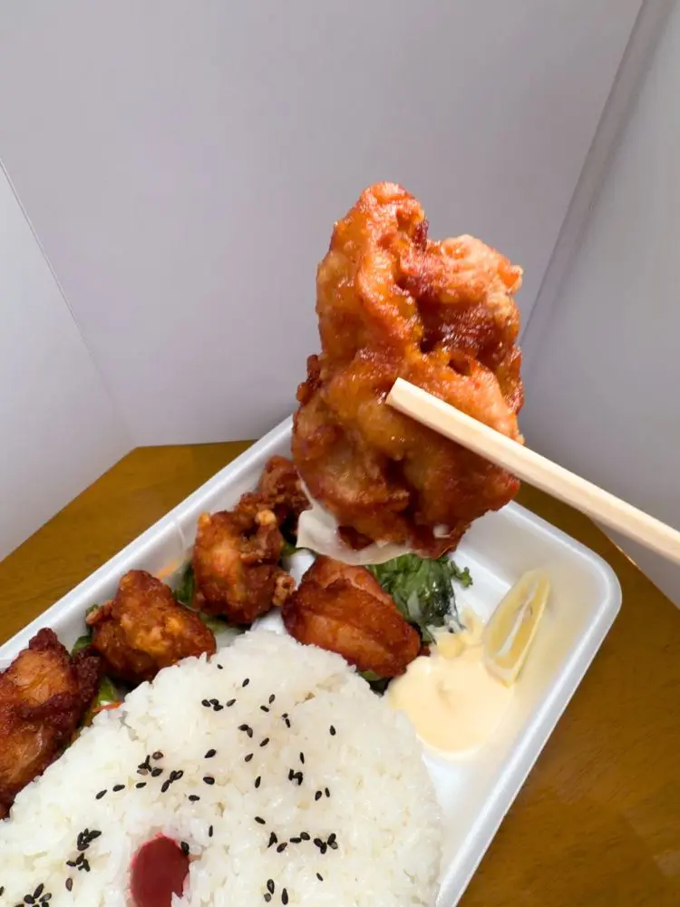 ジューシーな唐揚げ