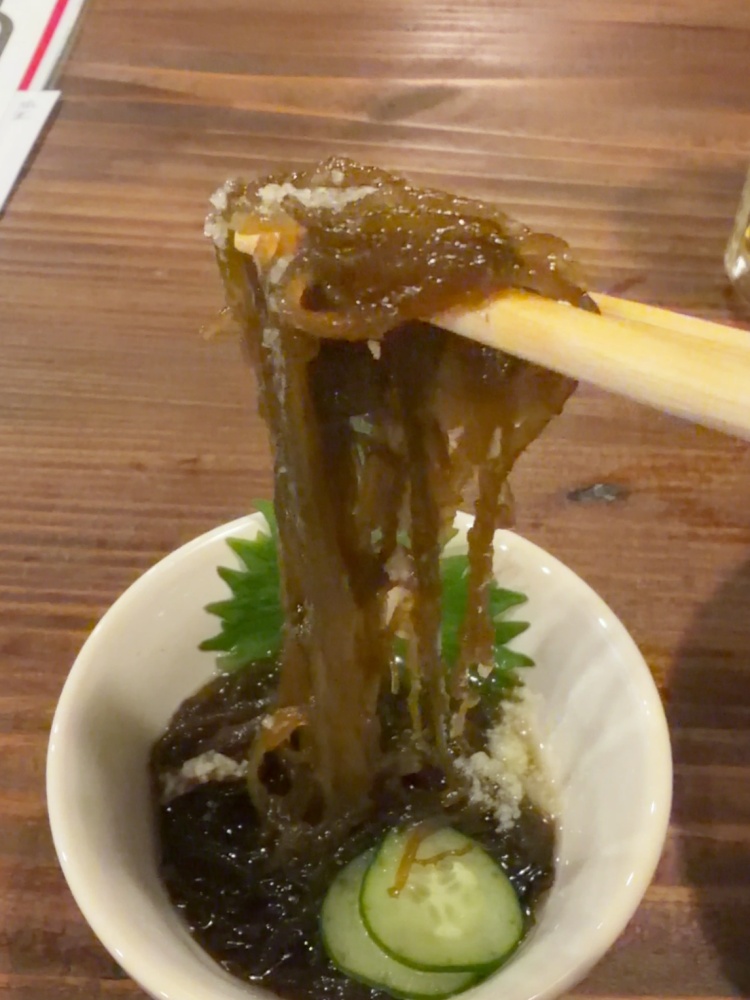 甘酸っぱいもずく