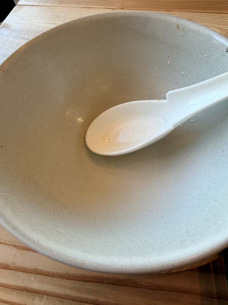 完食後の器