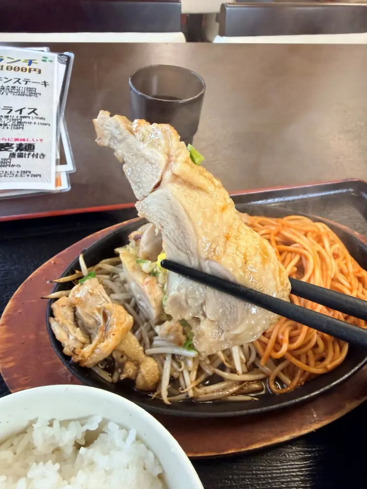 柔らかいチキンステーキ