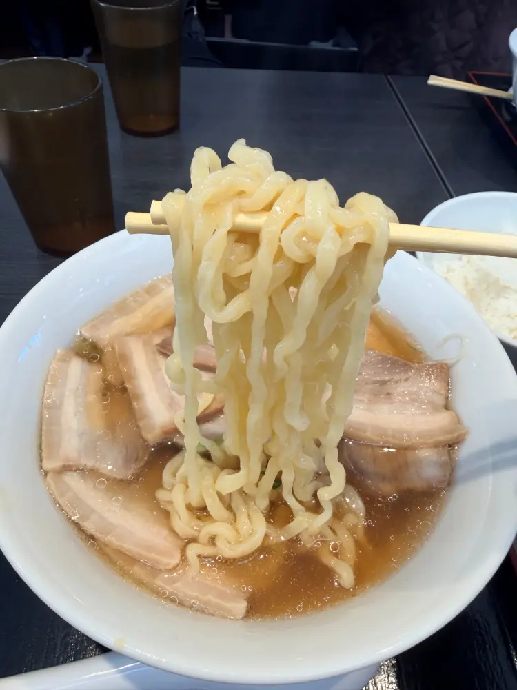平打の熟成多加水麺