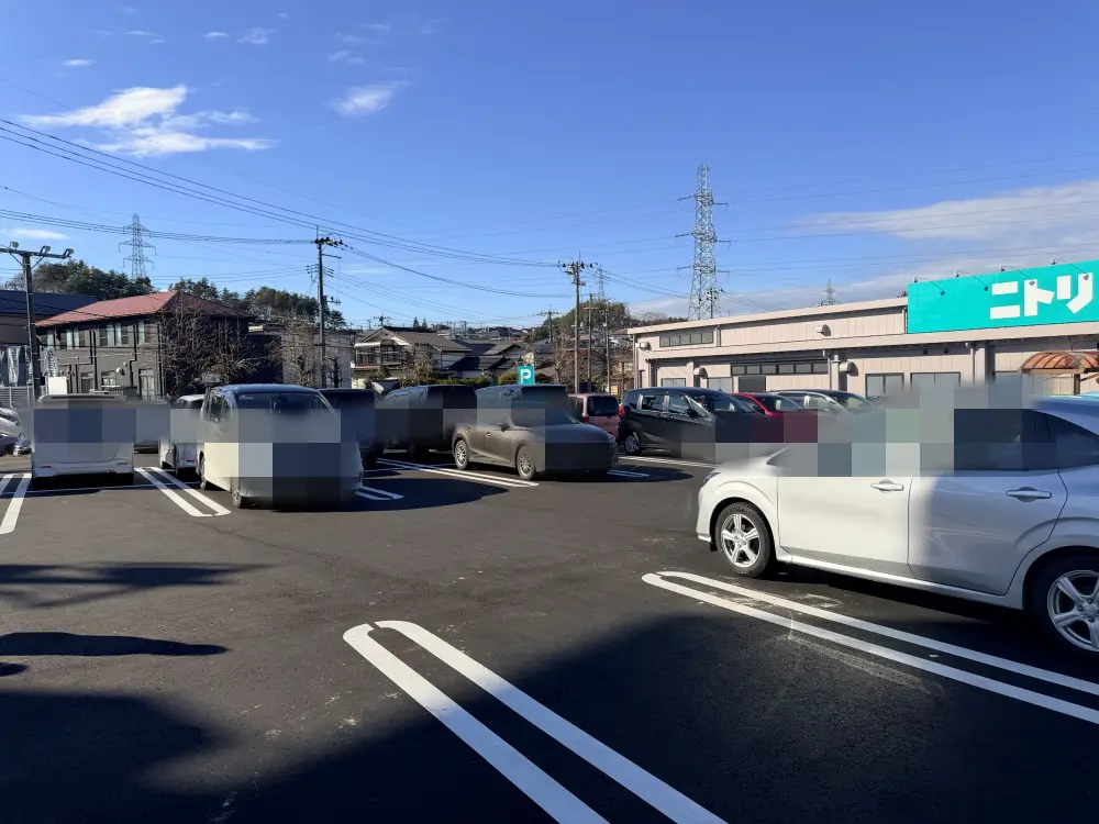 喜多方ラーメン坂内仙台の駐車場