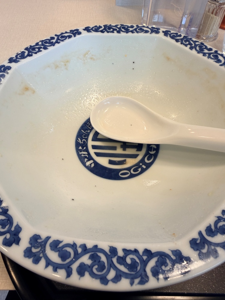 完食後の器