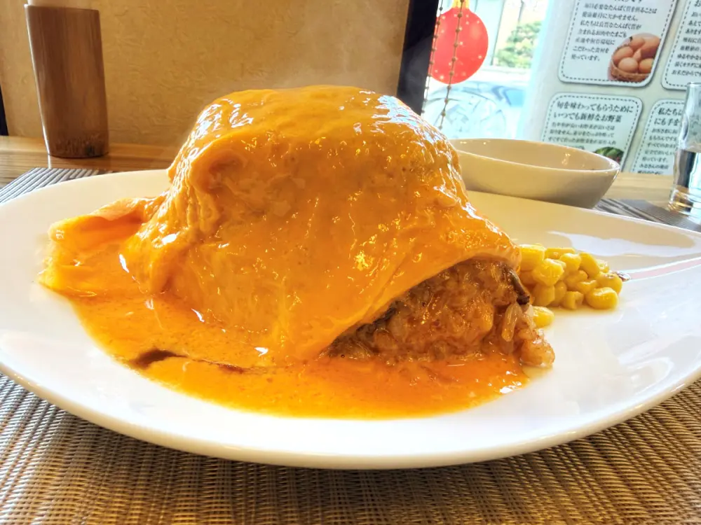 ひまわりオムライスハンバーグ