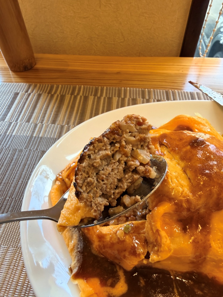肉肉しいハンバーグ