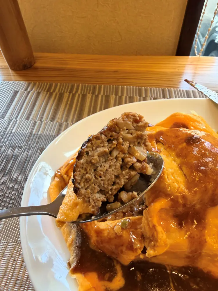 肉肉しいハンバーグ