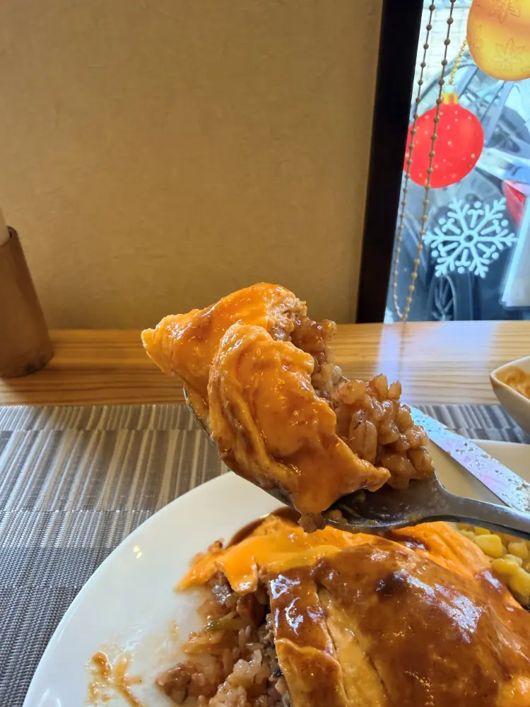 ふわふわのオムライス