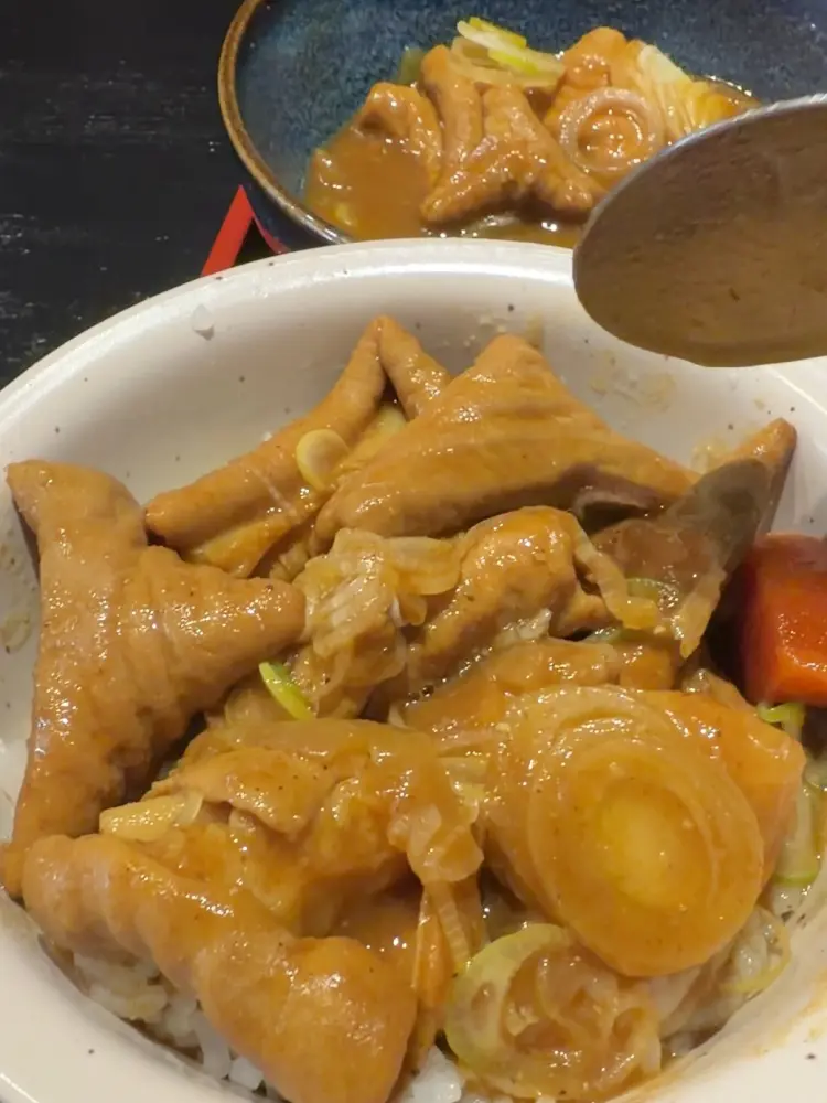 即席もつカレー