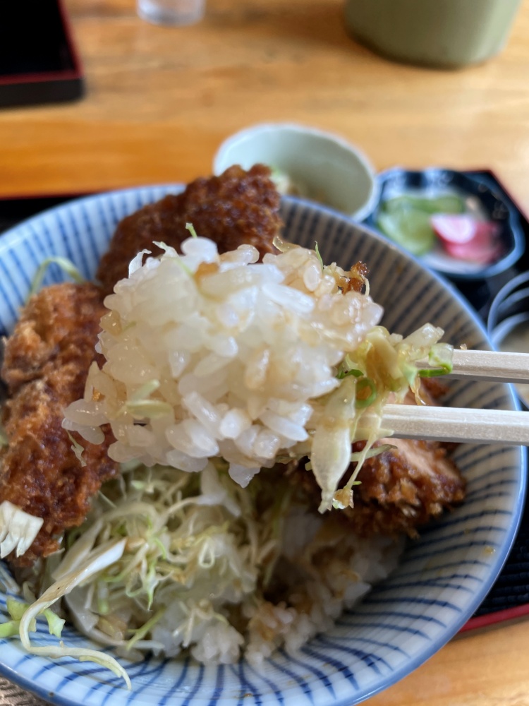 白米とキャベツ