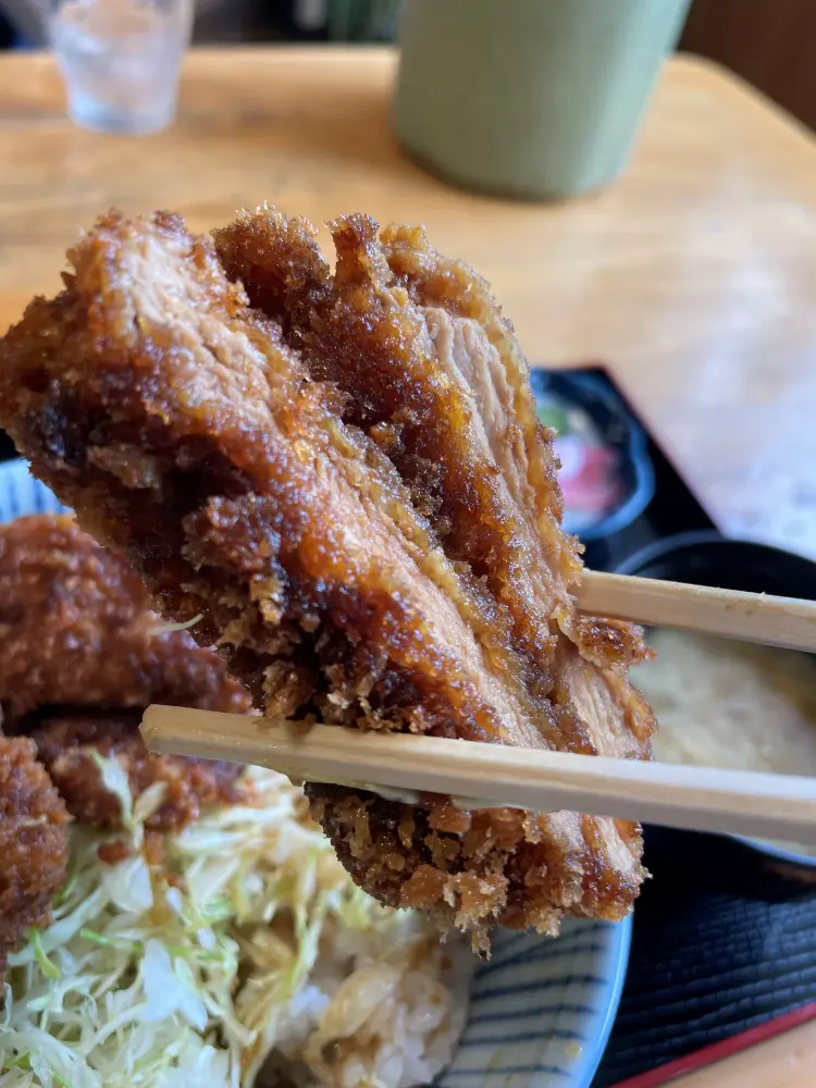 ソースのしみたカツ