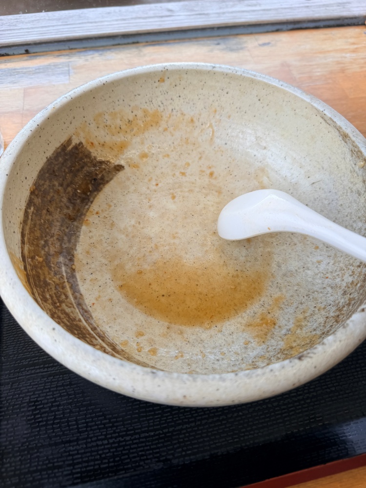 完食後の器