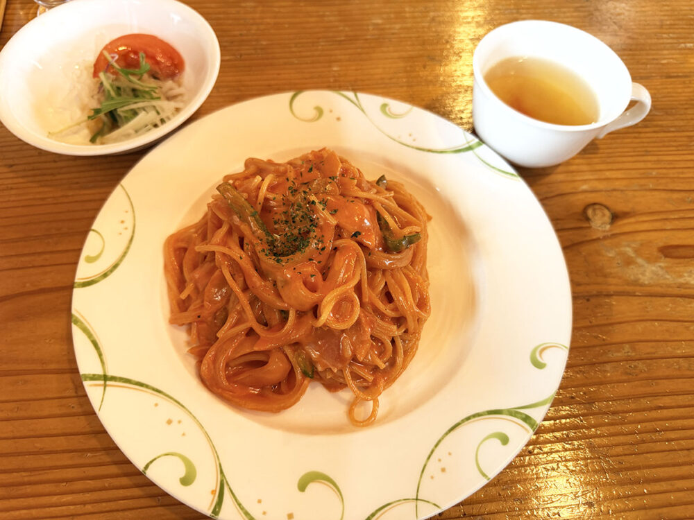 ナポリタン（チーズソース）