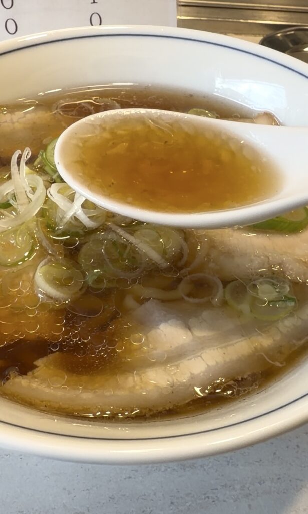 豚清湯のスープ