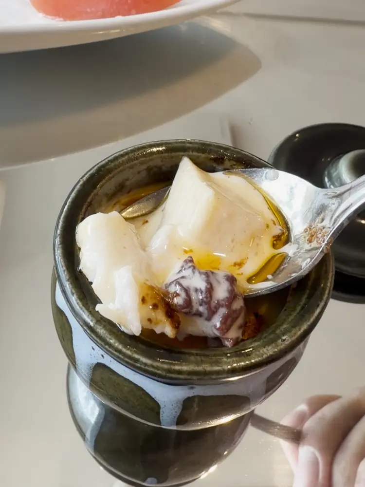 タコと茸のつぼ焼き