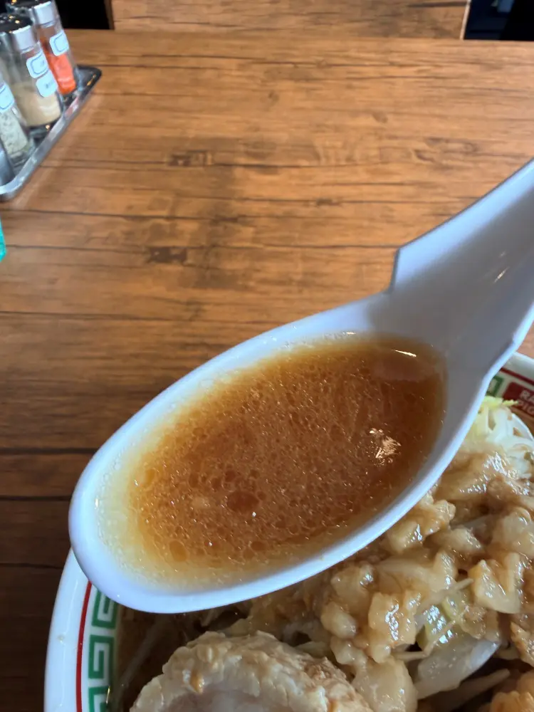 非乳化のスープ