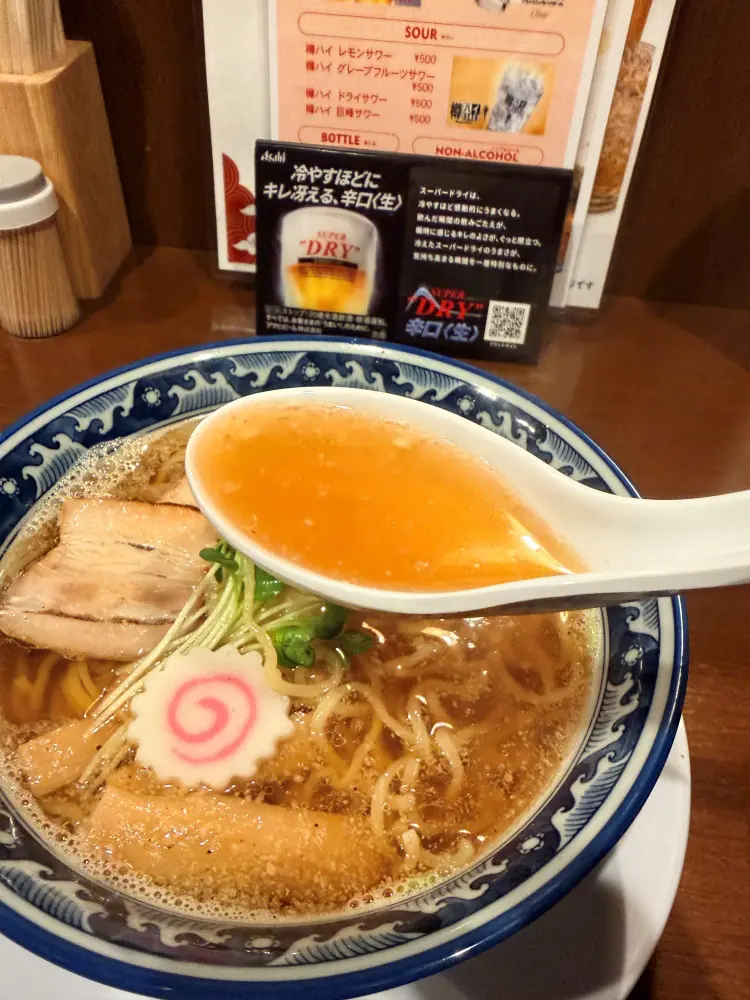 魚介ベースのスープ