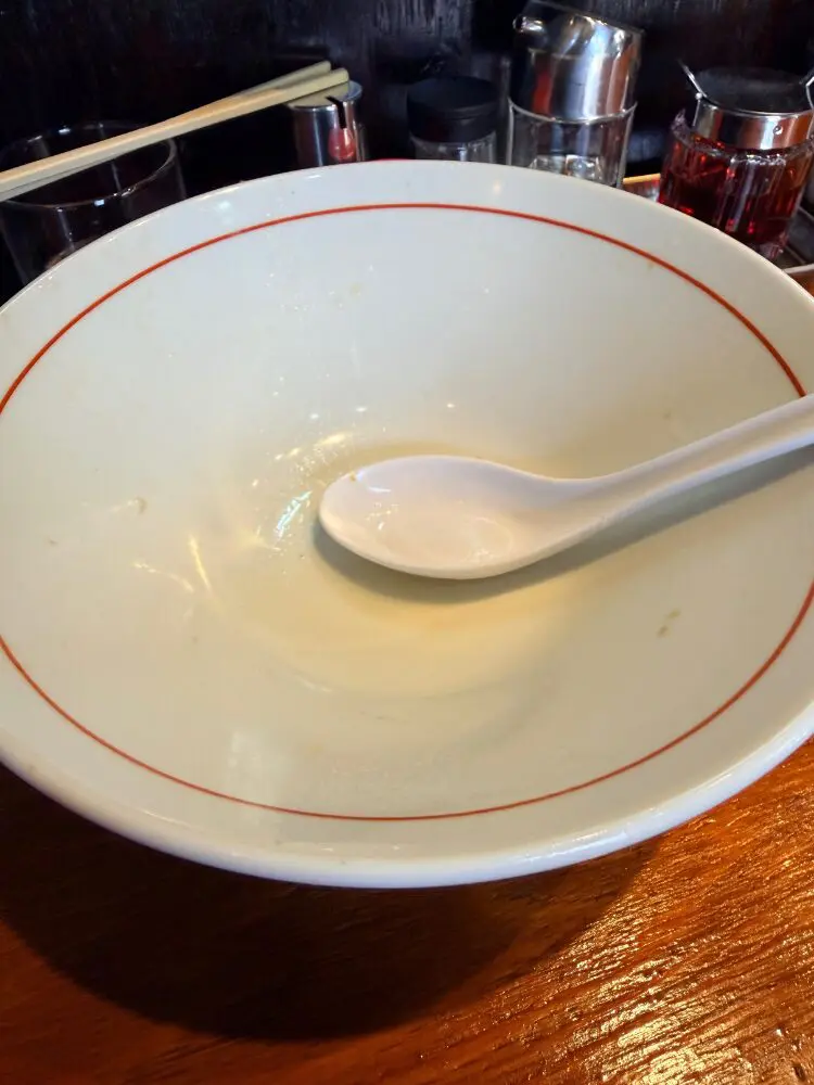 完食後の器